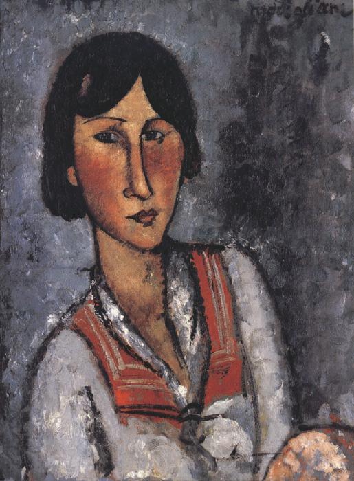 Amedeo Modigliani Portrait of a Woman (mk39) Norge oil painting art
